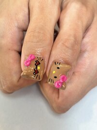 日焼けキティネイル
