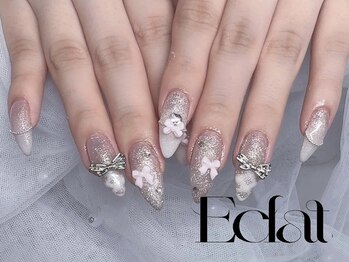 エクラ 大阪梅田(Eclat)/キラキラリボンネイル*大阪梅田