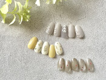 マニネイル 高の原店(mani nail)/先取り春ネイル♪