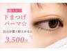 超人気!下まつげパーマ☆目力が驚く程上がる☆3500円