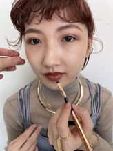 ノットイコール(≠ not equal)/目元にカラーを入れて♪