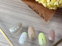 ソウ 難波店 nail salon Sou/レモンイエローnail