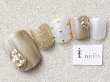 アイネイルズ 三宮店(I nails)/大人パール￥8000