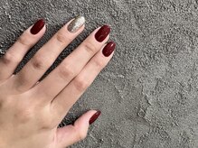 ネイルスミス 高松店(Nailsmith)/ボルドー×ラメ