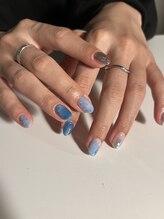 シン(.syn.)/冬ネイル/メンズネイル