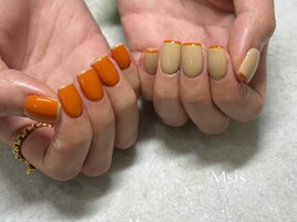 オレンジスキニー