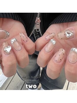 アイネイル 小倉(ai nail)/フレンチガーリーネイル