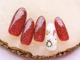 クリスマスネイル¥6980