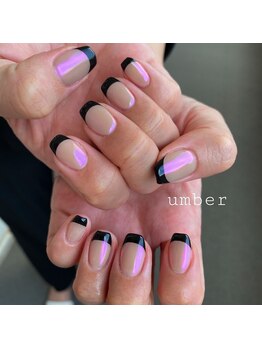 アンバー 三軒茶屋(umber)/オーロラフレンチネイル