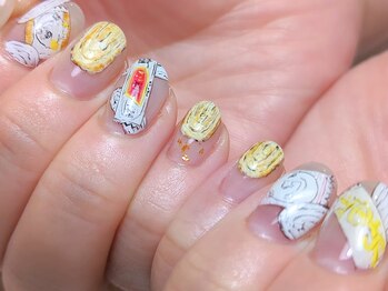 ポ ミニヨン(Pot mignon)の写真/【豊橋】ふと目に留まる、さりげない可愛さ♪繊細なニュアンス＆手描きのぬくもりで、指先に物語を★