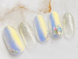 マジカルオーロラネイル♪