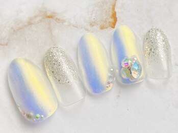 アミネイルズ(AmiNails)/マジカルオーロラネイル♪