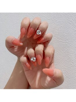 アンダーバーホワイトプラス 南海難波店(_WHITE+)/シンプルネイル