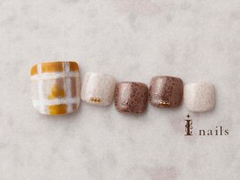 ふんわチェック柄モヘアマット