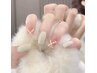  【HANDネイル】初回ジェルオフ込み　ワンカラーor ラメグラ甘皮ケア付き