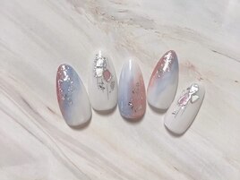 梅雨ニュアンスネイル