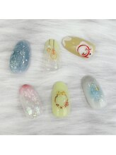 キュント(Qun’t)/冬デザインの550円アートネイル