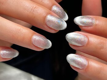 ネイルサロン プール ヴー(Nail Salon Pour Vous)/【人気】マグネットミラーネイル