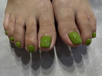 Foot one color nail