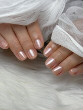 アース 新瑞橋店(HAIR & MAKE EARTH)/ホワイトオーロラネイル