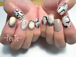 牡蠣ネイル/個性派/手描き/浦和