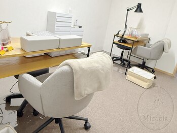 ミラシア フロム エムネイル(Miracia from Mネイル)/丁寧な施術スペース♪