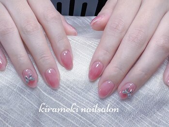 キラメキネイルサロン(Kirameki nail salon)の写真/【持ち込みジェルやり放題*パーツつけ放題*アートし放題★】韓国ネイルやワンホンデザインもお任せ下さい♪