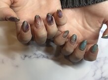 アーザ 吉祥寺(ASa)/タイダイミラーアートネイル☆