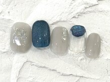 ネイルメゾン 池袋店(NAIL MAISON)/ブルーマグシェル¥8050
