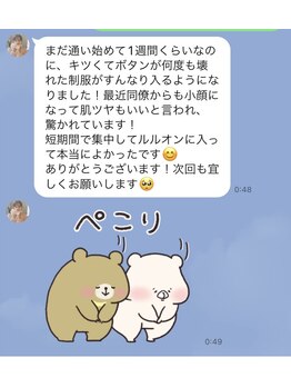 ヨサパーク リボーン(YOSA PARK Reborn)/お客様のお声【駒込/痩身】