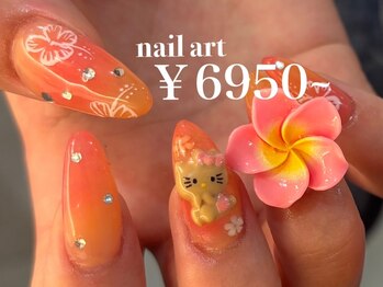 ゆびノさき イバラキシ(ibarakishi)の写真/≪個室完備≫[持ち込みデザインOK]Artやり放題60分¥6950～◆指先からセンスが漂う上級者な雰囲気を♪