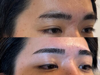 スリーピース(3Peace)/ストレートアーチ眉Before/After