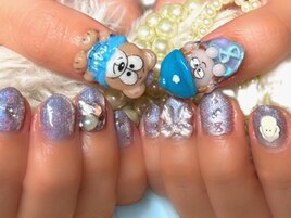 お客様オーダー推し活痛ネイル