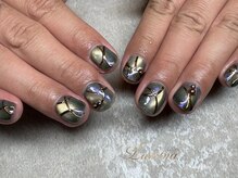 ルミナ 伊勢崎店(Lumina)/黒ネイル