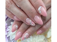 ディーネイル 天王寺(D-nail)/【小山】キラキラビジューネイル