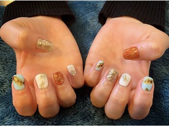 ガーデン ヘア&エステ&ネイル Garden/ターコイズネイル