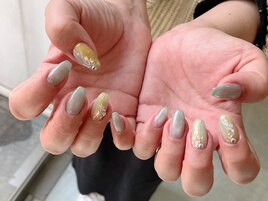 春色シェルネイル♪