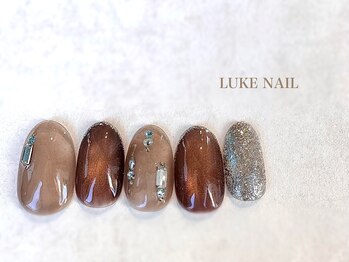 ルークネイル(LUKE NAIL)/ブラウンミルクマグビジュー