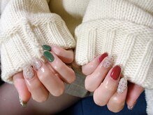 キキネイル 二子玉川(kikinail)/クリスマスネイル