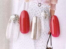 ネイルサロンフォーユー(for u)/シンプルミラーネイル￥4980