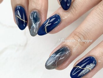ビアンカ ネイルサロン 大宮店(Bianca)/マグネット入りニュアンスネイル