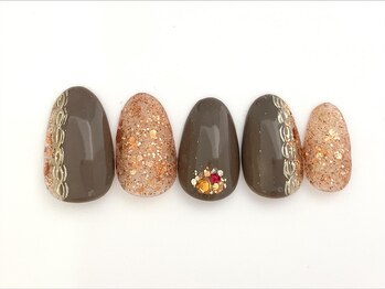 ネイルサロン アビー グランデュオ蒲田店(abbie)/[蒲田限定]オレンジピール¥11182