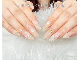 ワンカラーネイルピンクラメ