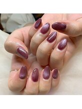 Mネイルアンドカフェ シェレステ/ぶどうカラーのマグネット♪