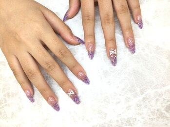 ネイルサロン コアラちゃん/スカルプ・ラメグラデーション