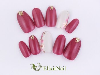 エリクサーネイル 神田(Elixir Nail)/シンプル/クーポン使用