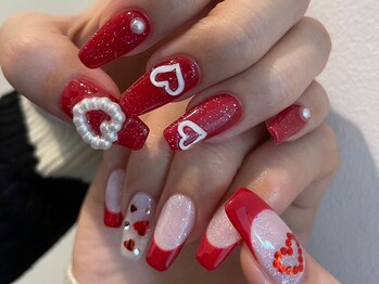 エクリュ(ecru.)/ハートネイル