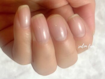 サロンファム(salon fam_)の写真/噛み爪/薄くて割れやすい/二枚爪/深爪/形がコンプレックスなど…二人三脚で自信の持てる指先へサポート★