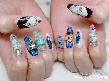 ネイル ファンシーファング(nail_fancy_fang)/痛ネイル 3Dネイル