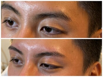 スリーピース(3Peace)/ストレート眉 Before/After